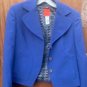 Bazar de Christian lacroix blue blazer sz 38 euc